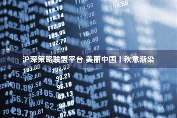 沪深策略联盟平台 美丽中国丨秋意渐染